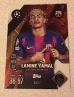 TOPPS MATCH ATTAX EXTRA 2025-2026 BUILD A BALLER BAB7 LAMINE YAMAL