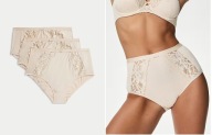 3 szt Śliczna bielizna markowa M&S 4816F UK 10 EUR 38