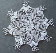 Serwetka szydełkowa śr. ok. 32 cm