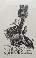 *KP* Falkiewicz Antoni - Ex Libris Aldony Sikorskiej, P1, 1952