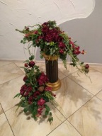 STROIK na grób cmentarz KOMPOZYCJA KWIATOWA na płytę nagrobną+ BUKIET