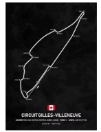Plakat „Racing Tracks” – Minimalistyczny Plakat Torów Wyścigowych