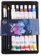 Farby akwarelowe Artist 12 szt pędzle ołówek