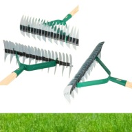GRABIE AERATOR DO NAPOWIETRZANIA TRAWNIKA METALOWE DWUSTRONNE 32X23CM