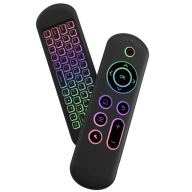 Pilot z Klawiaturą QWERTY Smart TV PC Bezprzewodowy USB Bluetooth Air Mouse