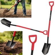 SZPADEL OSTRY METALOWY MOCNY DO OGRODU NA BUDOWE SOLIDNY PEWNY CHWYT 125X24