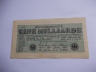NIEMCY 1 MILLIARDE MARK 1923