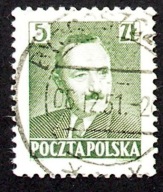 Polska > Datownik "Bydgoszcz" z dnia 06.12.1951 r. - na znaczku Fi 519
