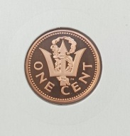 BARBADOS - 1 CENT 1975 - PROOF - L