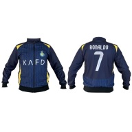 Bluza dresowa RONALDO AL-NASSR - GRANATOWA - 122 cm