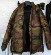 NOWA GRUBA OCIEPLANA KURTKA ZIMOWA VINTAGE INDUSTRIES PARKA KAPTUR MORO