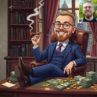 Karykatura ze zdjęcia cyfrowa A3 ramka gratis Prezent Rocznica