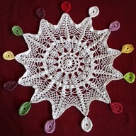 Serweta ozdobna w kształcie gwiazdy