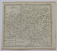 Pologne Polska mapa Robert de Vaugondy 1750 r