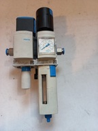Stacja przygotowania powietrza Festo MS4-LFR-1/4-D7-E-R-M-AS i MS4-EM1-1/4