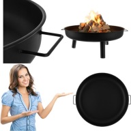 PALENISKO OGRODOWE LUB GRILL Z UCHWYTAMI I SOLIDNYM TÓJNOGIEM