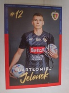 Karta klubowa autograf Piast Gliwice Jelonek 22/23