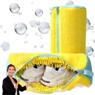 WOREK Z MIKROFIBRY DO PRANIA BUTÓW DUŻY TORBA SIATKA POKROWIEC DO PRALKI