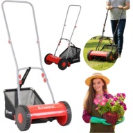 KOSIARKA RĘCZNA BĘBNOWA FAWORYT TKR 300 Z KOSZEM 30CM MECHANICZNA PCHANA