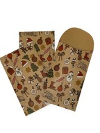 Torebka mini prezentowa na drobiazgi papier eko ŚWIĘTA