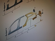 AUDI A6 S6 C7 KOMBI AVANT 4G9 2011-2018 Tylny lewy błotnik 4G9809837