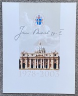 Folder 25 rocznica Pontyfikatu Jana Pawła II Arkusz