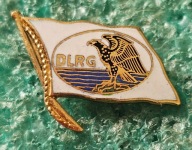 ODZNAKA DLRG NIEMIECKIE STOWARZYSZENIE RATOWNICTWA WODNEGO - FLAGA