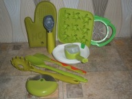 IKEA inne ZIELONE AKCESORIA KUCHNIA 10 SZT 