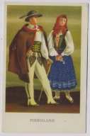 Polskie Stroje Ludowe Podhalanie 1954r. H. Haupt nakład 22.500 sztuk o674