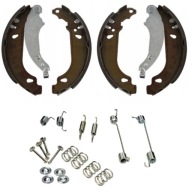 SZCZĘKI HAMULCOWE + SPRĘŻYNKI PEUGEOT 206 1998-