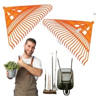 GRABIE DO LIŚCI KANADYJKI 610 MM BEZ TRZONU MAAN TWORZYWO SZTUCZNE