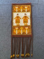 Kilim/sumak pełny wełniany "Gaździny" - ZWW z metką ok. 27x45cm