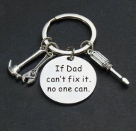 Brelok do kluczy Dzień Taty Jeśli Tata nie może tego naprawić Nikt nie może