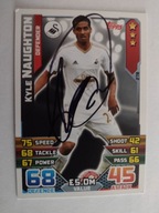 Karta topps autograf Swansea Kyle Naughton Premier League