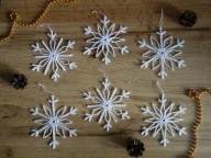 Komplet gwiazdek szydełkowych - 10