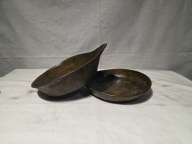 Szalki mosiężne do wagi szalkowej 5kg MMW Krajowy Przemysł Wag. 19.5cm