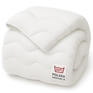 MIĘKKA KOŁDRA CAŁOROCZNA 160x200 ANTYALERGICZNA NA ZIME BIAŁA WYSOKA JAKOŚĆ