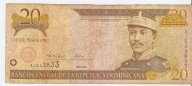 Dominikana 20 Złotych Pessos (Pesos Oro) 2000 emisja jednoroczna
