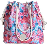 Torebka styl worek letni w kwiaty od HABILE design bag
