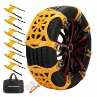 UNIWERSALNE ŁAŃCUCHY ZIMOWE ŚNIEGOWE NA KOŁA SAMOCHODOWE WYTRZYMAŁE 6SZT