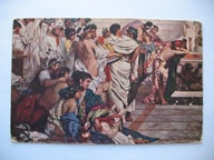 HENRYK SIEMIRADZKI POCHODNIE NERONA przedwojenna POCZTÓWKA