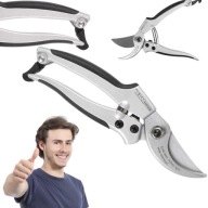 SEKATOR OGRODOWY RĘCZNY NOŻYCE DO GAŁĘZI ROŚLIN STAL LEKKI PORĘCZNY