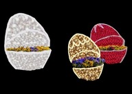 Zestaw Kwietników Wielkanocnych LED Dekoracje Iluminacje Wielkanoc