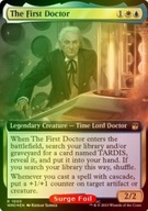 MTG The First Doctor (V.4) FOIL Rare XWHO