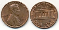 USA 1 Cent - 1969r S ... Monety