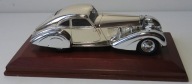 Mercedes-Benz 500 K 1:43 Silver Cars Atlas gablotka drewno chrom unikat