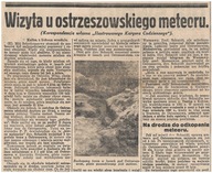 OSTRZESZÓW WLKP KOMUNIKACJA DOROŻKA TAKSÓWKA KOLEJ METEORYT - BRYDŻ A RADIO