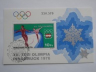 Węgry - Olimpiada Innsbruck - Mi. bl.116 kasowany
