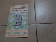 Wschowa Wojskowa mapa topograficzna Sława Szlichtyngowa Boszkowo