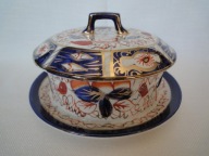 ARTUR WOOD żardiniera, sosjerka wzór IMARI ok 1910